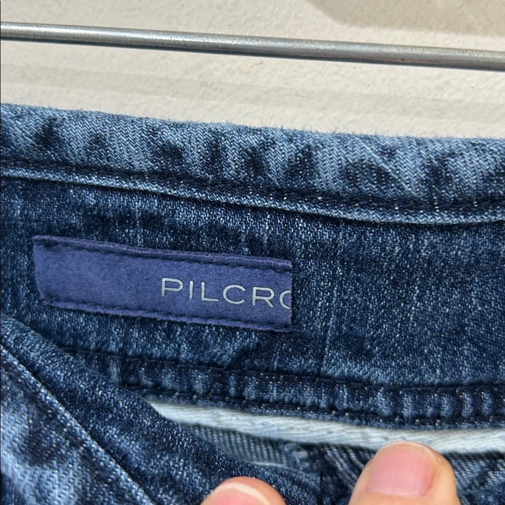 ANTHROPOLOGIE PILCRO The Wanderer Denim Button Front Shorts Size 26 - Picture 8 of 15